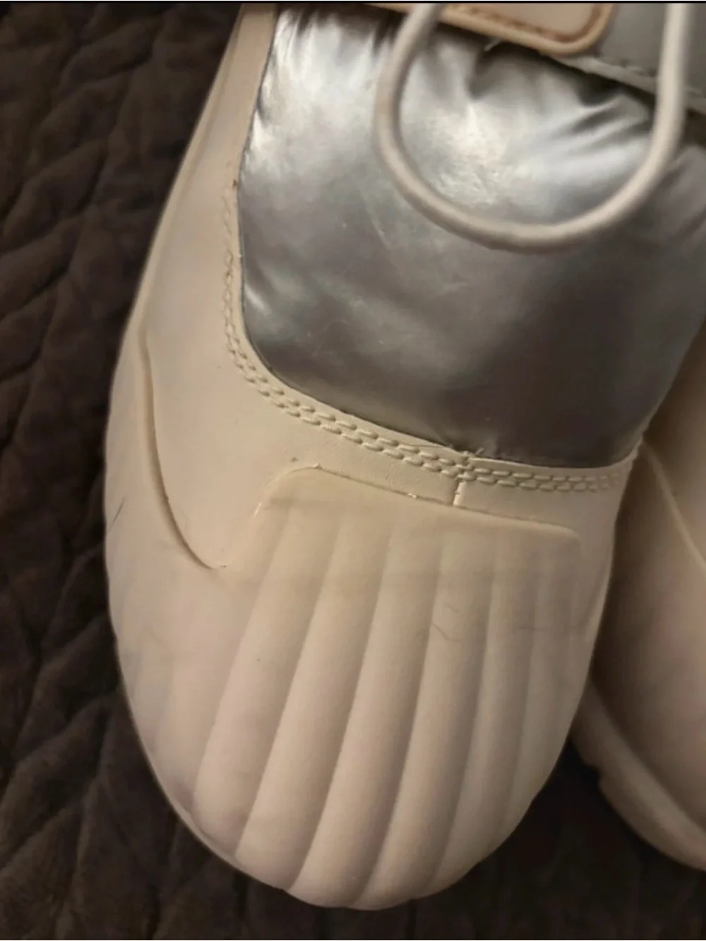 UGG Kids Silver and Cream Waterproof Winter Boots